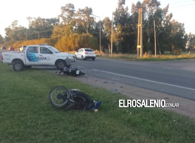 Chocaron dos motos en Colón y Río Juramento: tres personas hospitalizadas