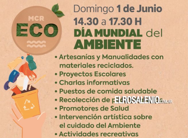 Jornada por el Día Mundial del Ambiente en Plaza Belgrano 