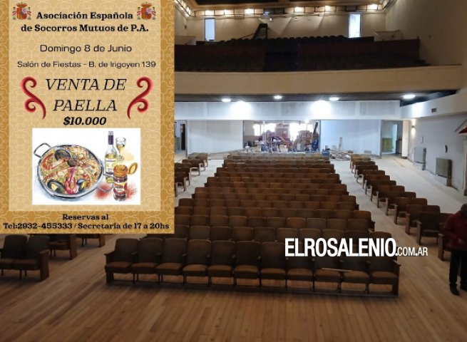 Este domingo, llega la paella de la Asociación Española para finalizar su teatro