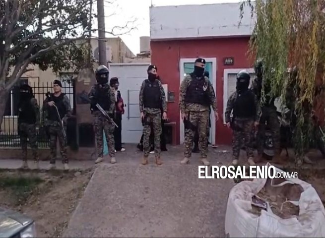 Secuestraron un arma y droga en un allanamiento por robo