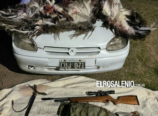 Aprehendido por caza furtiva en zona rural rosaleña