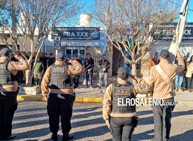 Quedó inaugurada la delegación puntaltense del FBA con 38 efectivos, 4 motos y 2 patrulleros