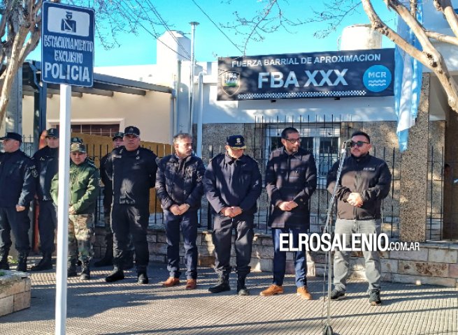 Quedó inaugurada la delegación puntaltense del FBA con 38 efectivos, 4 motos y 2 patrulleros