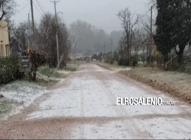  La nieve volvió a Sierra de la Ventana y regaló una postal soñada 