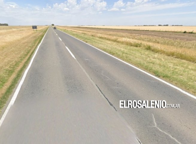 Motociclista herido en un accidente en Ruta 3, en cercanías a Bajo Hondo