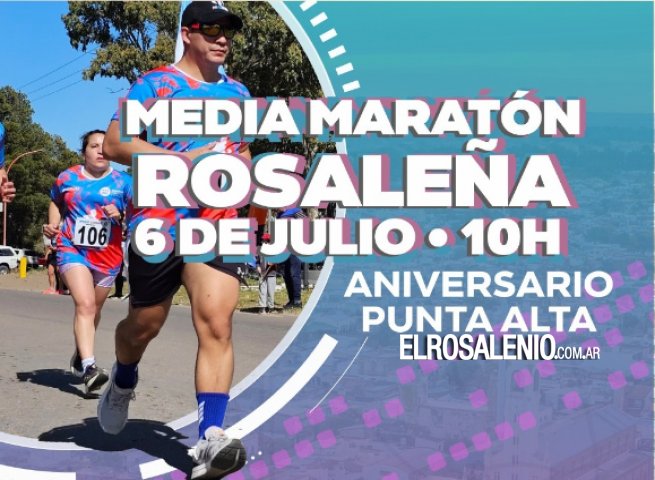 El domingo será la media maratón rosaleña por el 127° aniversario de la ciudad