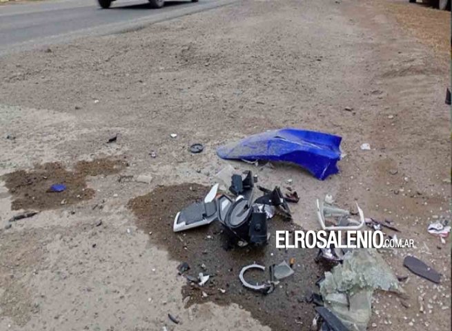 Tres Arroyos: murió un delivery al ser impactado por un auto en la Ruta 228