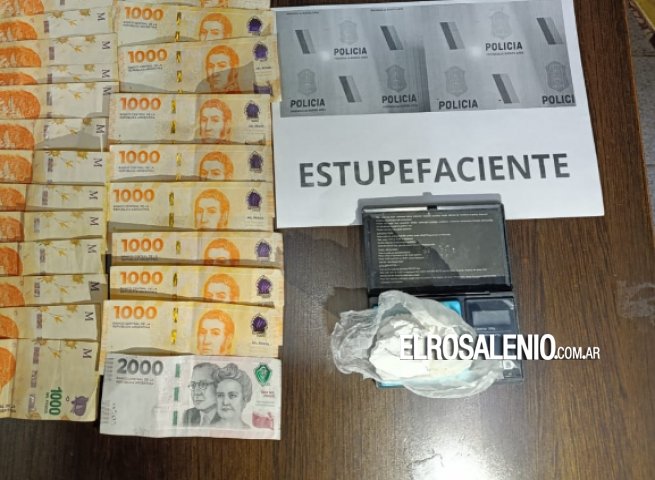Aprehendieron anoche a un hombre con cocaína en cercanías al Parque San Martín