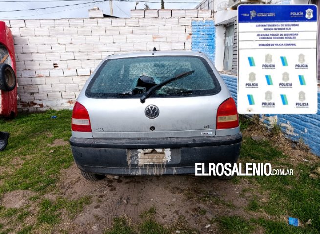 Encontraron en Barrio Luiggi un auto que tenía pedido de secuestro por robo