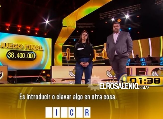 Puntaltense ganó $1.600.000 en el programa de televisión “Ahora caigo”