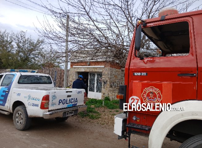 Principio de incendio en una vivienda de la zona norte