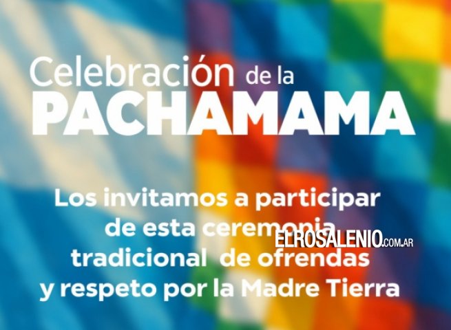 Finalmente, la celebración de la Pachamama en Estación Solier se hará este sábado
