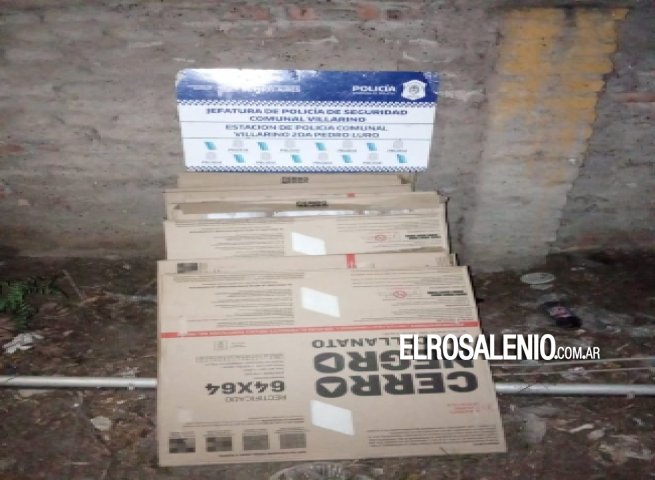 Pedro Luro: secuestraron 11 cajas de pisos que habrían sido robadas de una Obra