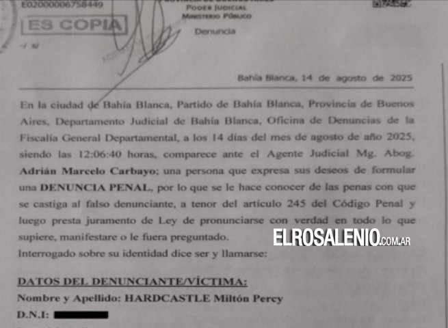 Es candidato a concejal en Bahía y no lo sabía