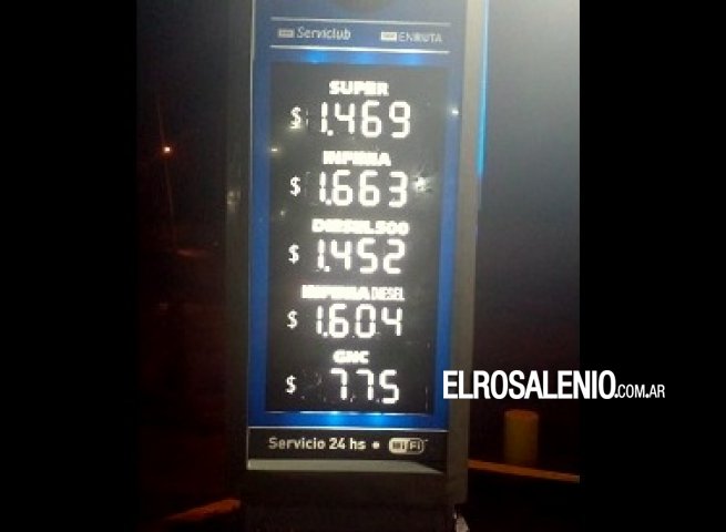 En Punta Alta, subió la Nafta Súper y bajaron los Diesel