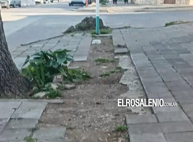 ¿Qué pasa con la obra abandonada de recambio de cañerías y reparación de veredas?