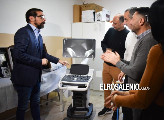 Provincia entregó un ecógrafo para el Hospital Municipal Eva Perón
