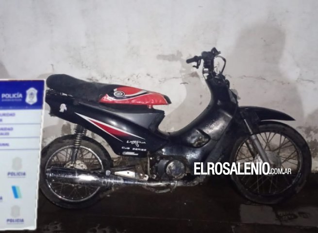 Secuestraron otra moto sin patente y con numeración suprimida