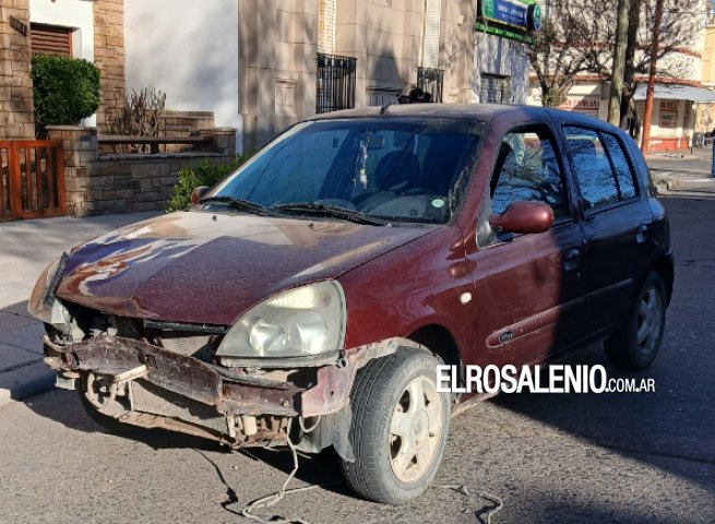 Accidente en Humberto y San Martín: una motociclista hospitalizada