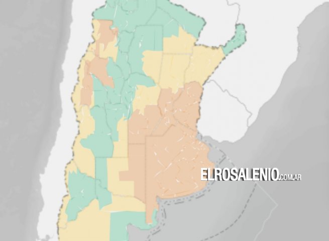 Alerta naranja por tormentas para este sábado en Coronel Rosales, Bahía Blanca y la región