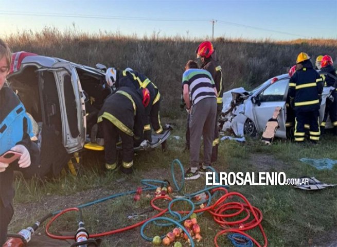 Choque en Médanos: dos víctimas fatales