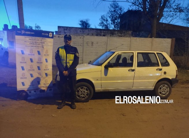 Robaron un auto en la puerta de un taller mecánico, y fue recuperado en Villarino
