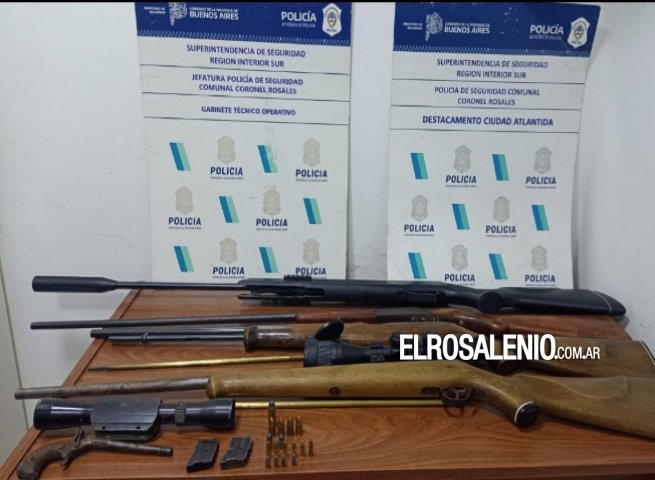 Allanamiento, aprehensión y secuestro de armas