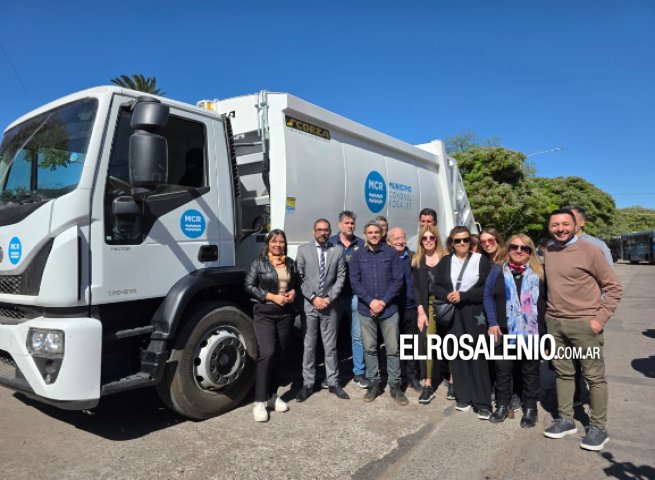 Presentaron nuevo camión compactador para la recolección de residuos