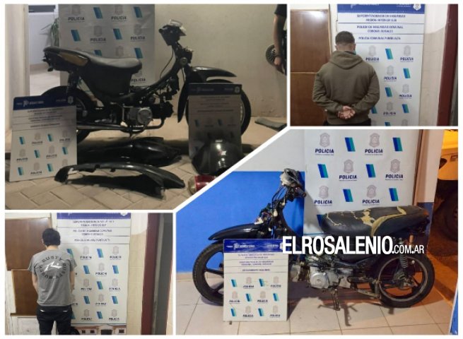 Recuperan dos motos robadas, cuando circulaban en la vía pública