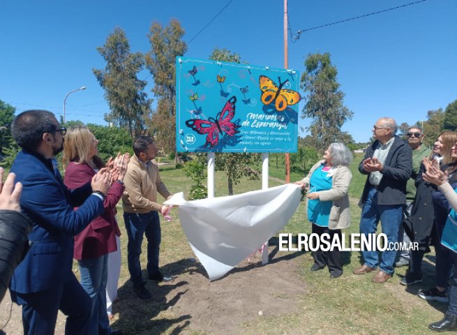 Inauguraron el “Monte de las Mariposas”, un espacio creado y cuidado por vecinos