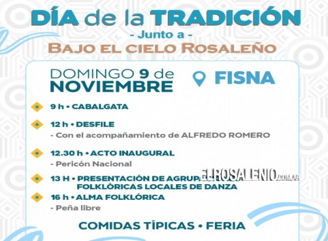 Festejos por el Día de la Tradición en la FISNA