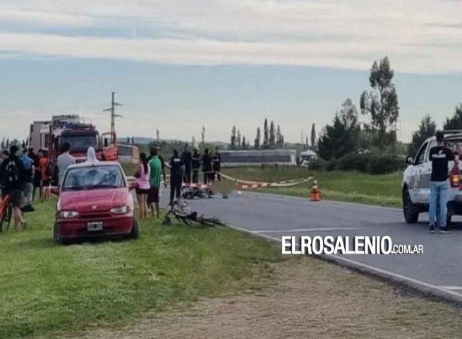 Ruta 51: murió un adolescente al chocar su moto contra un camión en Pringles