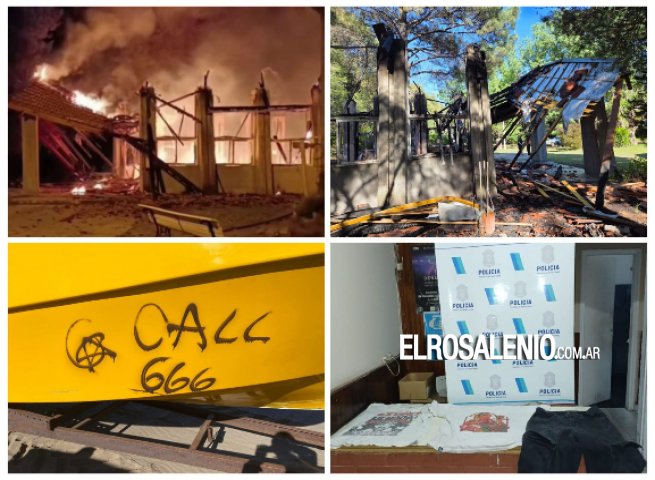 El autor del incendio en la capilla de Pehuen Co fue internado en el Hospital Municipal