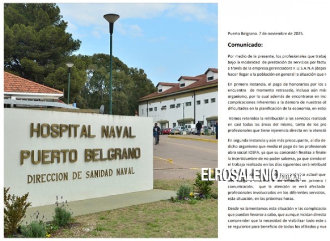 Profesionales del HNPB reclaman deuda y aseguran que “se verá afectada la atención”