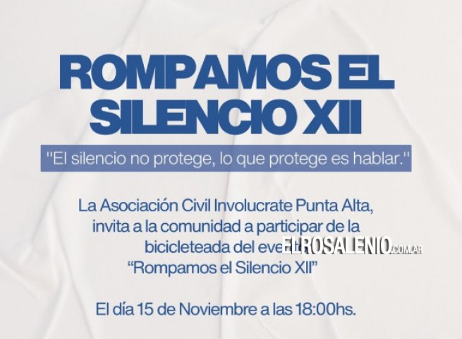 La ONG Involucrate convoca a una bicicleteada para concientizar sobre el abuso infantil