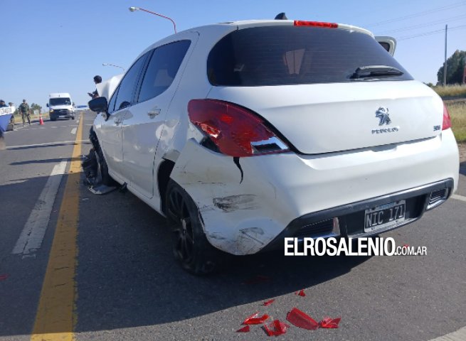 Choque en cadena entre 5 vehículos en Ruta 229 frente a Pago Chico