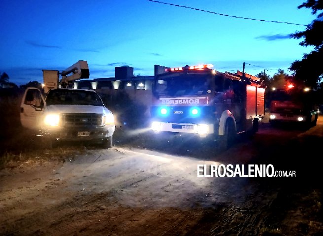 Movilizaron a bomberos, policía y CEPA, y había sido por una quema