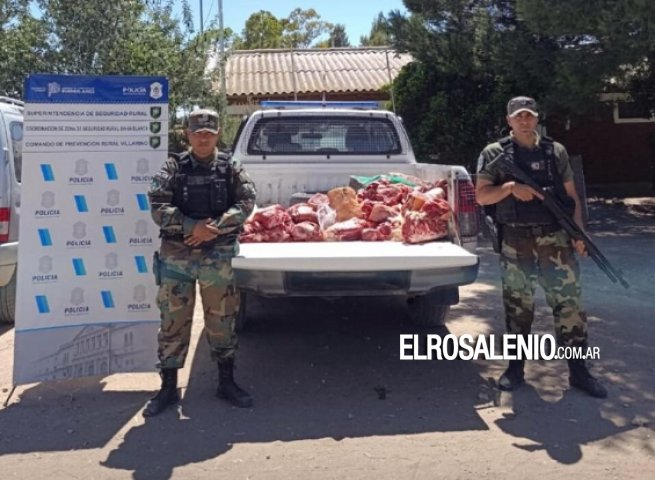 Pedro Luro: secuestran más de 240 kilos de carne