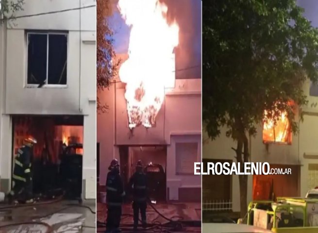 Incendio en Universitario: quiso quemar basura y prendió fuego su casa 