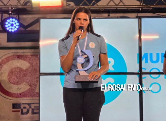 Candela Cerrudo fue elegida como la deportista del año 