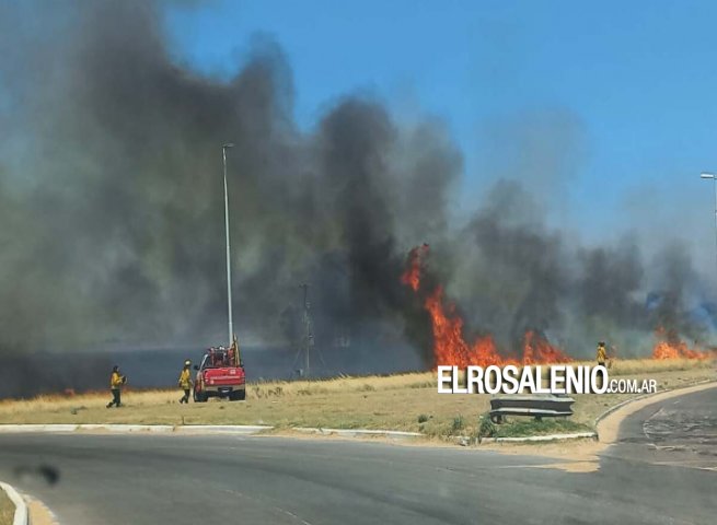  Incendio en el predio del aeropuerto: “Afectó alrededor de 350 hectáreas“