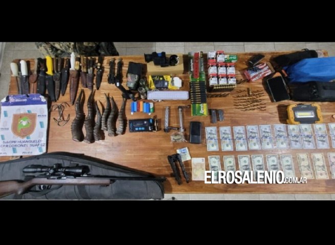 Tres detenidos por cazar antílopes en Huanguelén