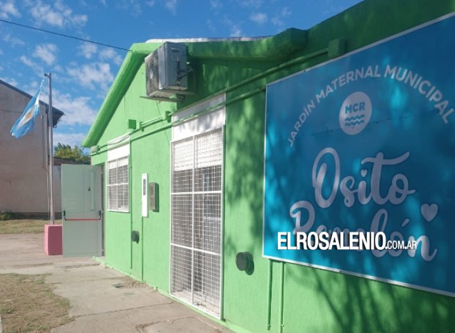 El intendente inauguró el SUM del Jardín Maternal Osito Remolón