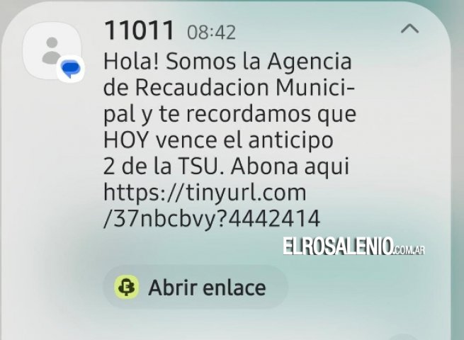  El Municipio advierte sobre posibles estafas con mensajes de texto falsos a su nombre