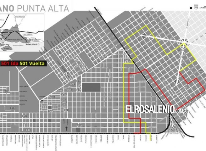 Así serán los nuevos recorridos de la Compañía Belgrano tras el cierre de Puntaltense S.A.