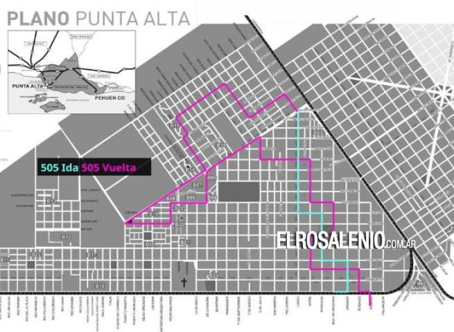 Así serán los nuevos recorridos de la Compañía Belgrano tras el cierre de Puntaltense S.A.