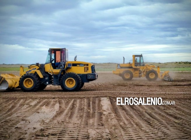 Iniciaron la obra de construcción de un parque solar en Pehuen Co