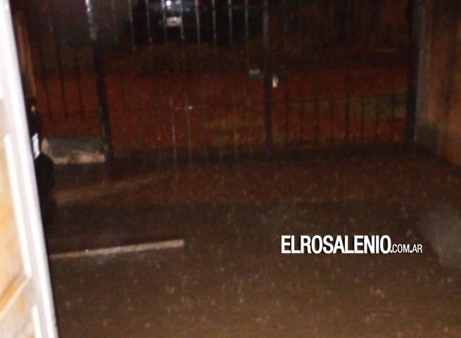 Durante esta madrugada llovió más que en todo el fin de semana