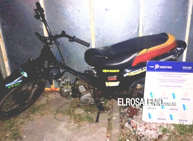 Un detenido por lesiones y otro por una moto con documentación irregular