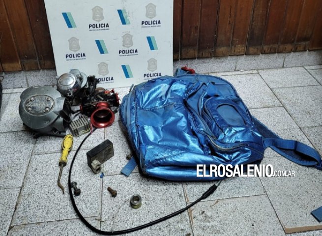 Aprehendieron a un joven y secuestraron una moto con pedido activo